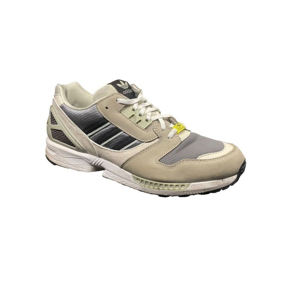 Adidas Mens Torsion ZX 8000 Grey Leather Trail Running Shoes Sneakers Size 13